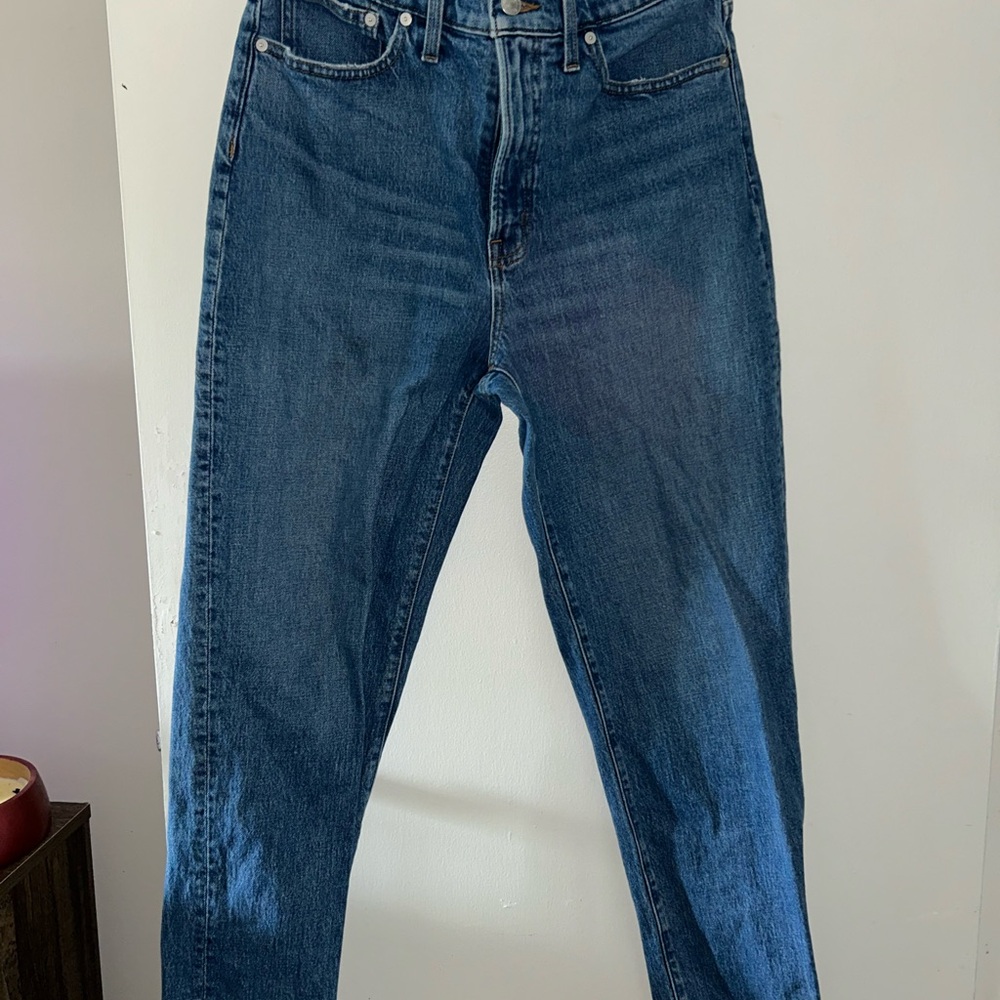 Madewell Women's High Rise Straight Leg Jeans
